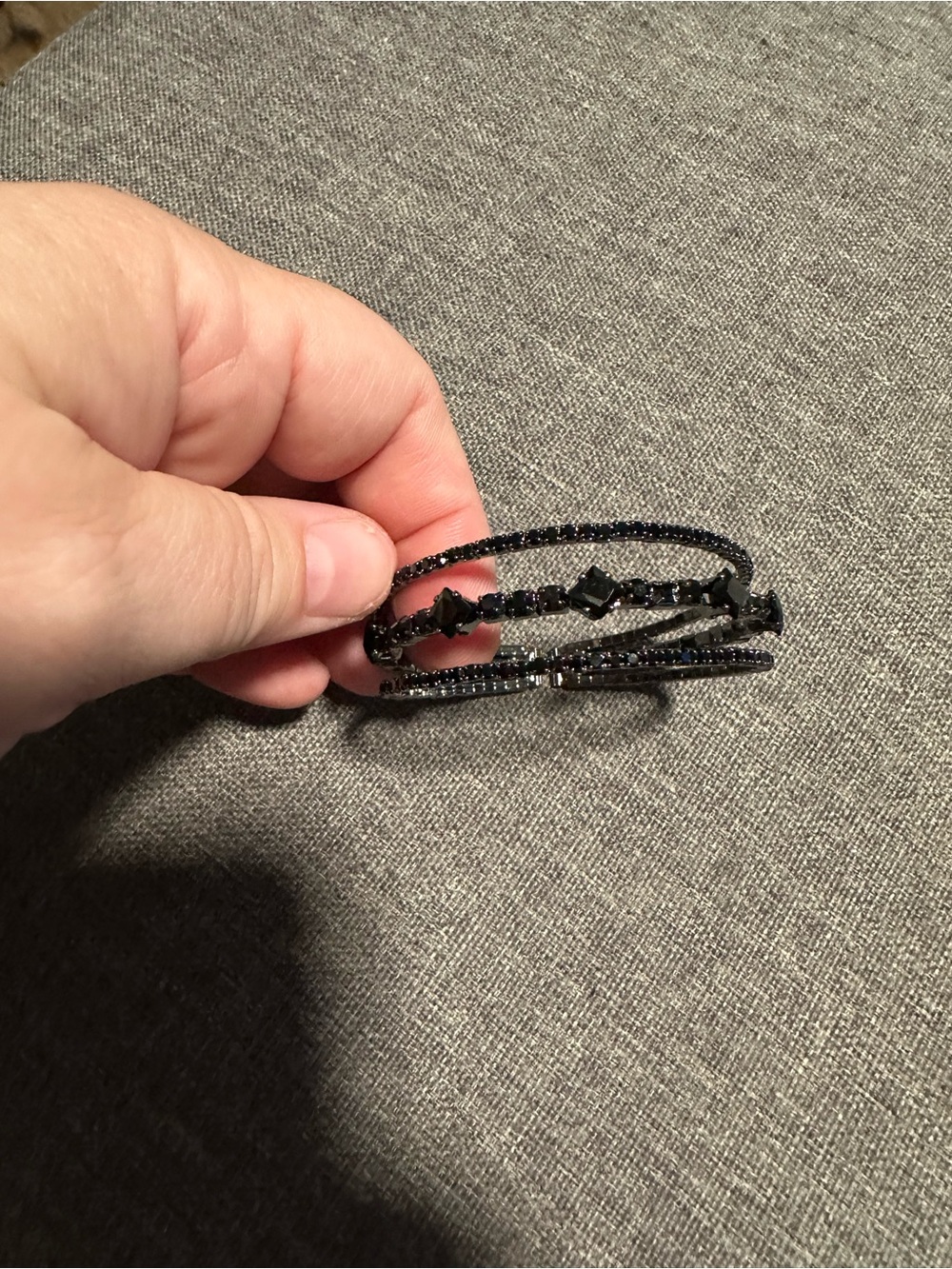 Black Rhinestone Bracelet New‎